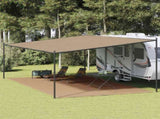 Tent Carpet 400x600 cm Taupe 310753