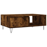 Coffee Table Smoked Oak 90x60x35 cm Engineered Wood 827065