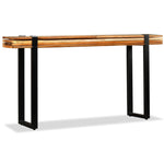 Console Table Solid Reclaimed Wood Adjustable 244594