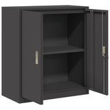 Storage Cabinet Black 80 x 40 x 90 cm Steel 891682