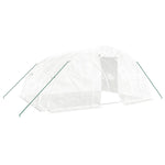 Greenhouse with Steel Frame White 20 m² 5x4x2.3 m 3188094