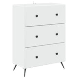 Drawer Cabinet White 66 x 34.5 x 90 cm Engineered Wood 895525