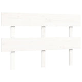 Bed Frame without Mattress White 120x200 cm Solid Wood Pine 3193527