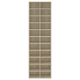 Shoe Cabinet Sonoma Oak 54x34x183 cm Engineered Wood 800372