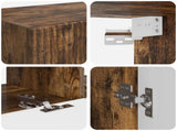 TV Wall Cabinet Set Wall-mounted 6 pcs Smoked Oak 3408948