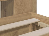 Bed Frame with Storage and Headboard Artisan Oak 150 x 200 cm 3445808