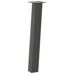 ZNTS Coffee Table Legs 4 pcs Anthracite 72 cm Steel 4012506