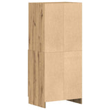 Kitchen Cabinet Artisan Oak 57x41.5x131.5 cm Engineered Wood 860129