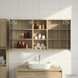 Bathroom Cabinet Set 3 pcs 116 x 16 x 62.5 cm Engineered wood 3403810