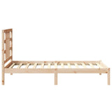 Bed Frame without Mattress 90x200 cm Solid Wood 3105390