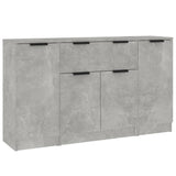 Sideboards 3 pcs Concrete Grey Engineered Wood 3115831