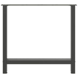 ZNTS Coffee Table Legs Anthracite 2 pcs 70x cm Steel 4013310