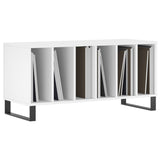 Record Cabinet White 100x38x48 cm Engineered Wood 831756