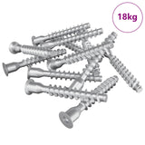 Confirmat Screws 2500 pcs Silver Metal 864384