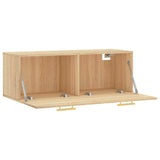 Wall Cabinet Sonoma Oak 100x36,5x35 cm Engineered Wood 830119