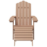 Garden Chair Brown HDPE Standard 318647