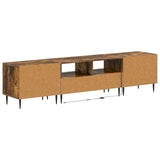 3 Piece LED TV Cabinet Smoked Oak Engineered Wood 3416684