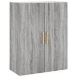 Highboard Grey Sonoma 69.5x34x180 cm Engineered Wood 3195841