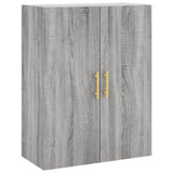 Highboard Grey Sonoma 69.5x34x180 cm Engineered Wood 3195841