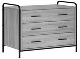 Drawer Cabinet Grey Sonoma 70 x 39.5 x 71 cm Engineered Wood 8013881
