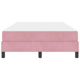 Box Spring Bed with Mattress Pink 120 x 220 cm Fabric 3398790