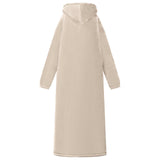 Blanket Hoodie Beige L Fleece and Flannel 42017184