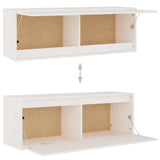 TV Cabinets 5 pcs White Solid Wood Pine 3100210