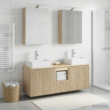 Bathroom Cabinet Set 5 pcs Sonoma Oak Engineered Wood 3406393