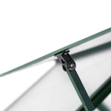 Greenhouse with Base Frame Green 334x169x195 cm Aluminium 3266327