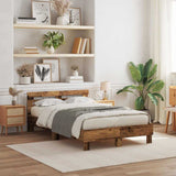 Bed Frame with Headboard Old wood 120 x 190 cm Engineered wood 3333957