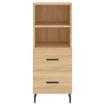 Highboard Sonoma Oak 34.5x34x180 cm Engineered Wood 3198932