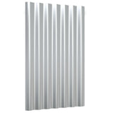 Roof Panels 36 pcs Galvanised Steel Silver 60x36 cm 319132