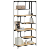 Bookcase Sonoma Oak 81x36x176 cm Engineered Wood 836224