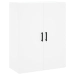 Highboard White 69.5x34x180 cm Engineered Wood 3195963