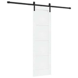 Sliding Door White 61 x 198.5 cm Solid Pine Wood 3333297