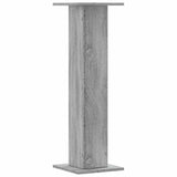 Speaker Stands 2 pcs Grey Sonoma 30x30x95 cm Engineered Wood 852677
