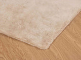 Anti-Slip Faux Rabbit Fur Rug OLITE Taupe 160 x 230 cm 42021748