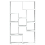 Bookcase White 72x20x120,5 cm Engineered Wood 858156