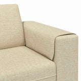 Living Room Couch Cream 250 x 77 x 76 cm Polyester 3335087