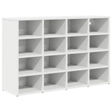 Shoe Cabinet 103 x 30 x 67 cm Engineered Wood White 808729