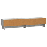 TV Cabinet Concrete Grey 147 x 34.5 x 30 cm Engineered Wood 894018