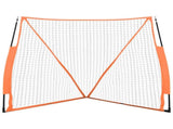 Portable Baseball Net Orange&Black 183x182x183cm Steel&Polyester 93737