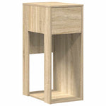 ZNTS Computer Tower Stand with Drawer Sonoma Oak 30x44x74 cm 858733