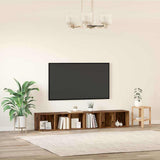TV Cabinet Set 2 pcs Old Wood 37 x 35 x 107cm Engineered Wood 3393549