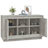 Sideboard Concrete Grey 102x35x60 cm Engineered Wood 831881