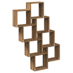 ZNTS Wall Cube Shelf Artisan Oak 90x15x119.5 cm Engineered Wood 856597