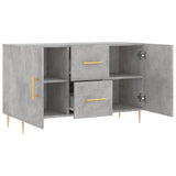 Sideboard Concrete Grey 100x36x60 cm Engineered Wood 828160