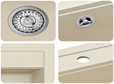 Sink Beige 470 x 440 mm Granite 42028406