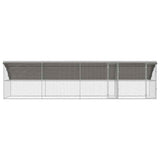 Chicken Cage 4 pcs Silver 800 x 200 x 200 cm Galvanised Steel 3368321
