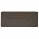 Upholstered Headboard Brown and Taupe 135 cm Solid Pine Wood 880131